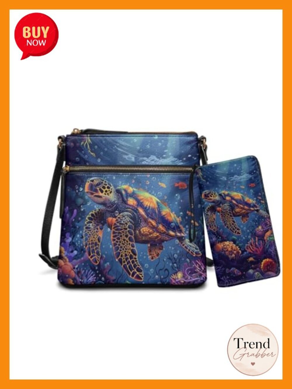 Crossbody Purse Set, Multi-Pocket Hobo Bag with PU Wristlet Wallet